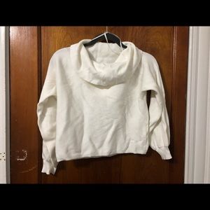 White fancy casual sweater